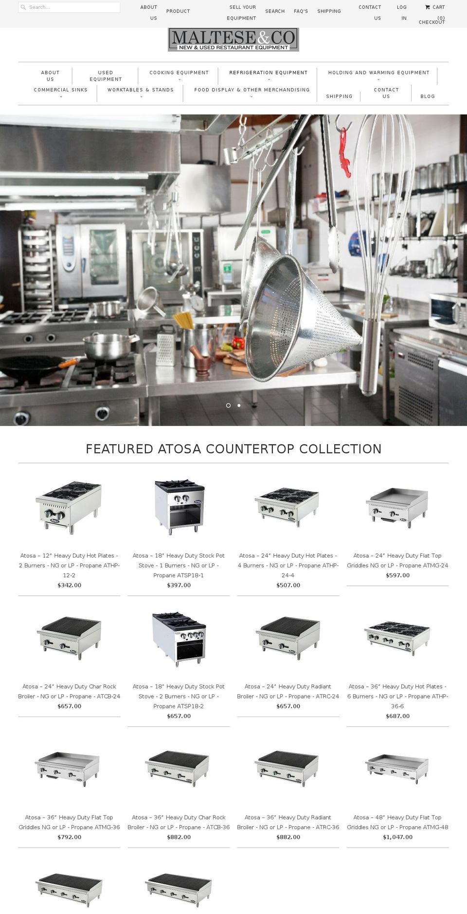 malteseandco.com shopify website screenshot