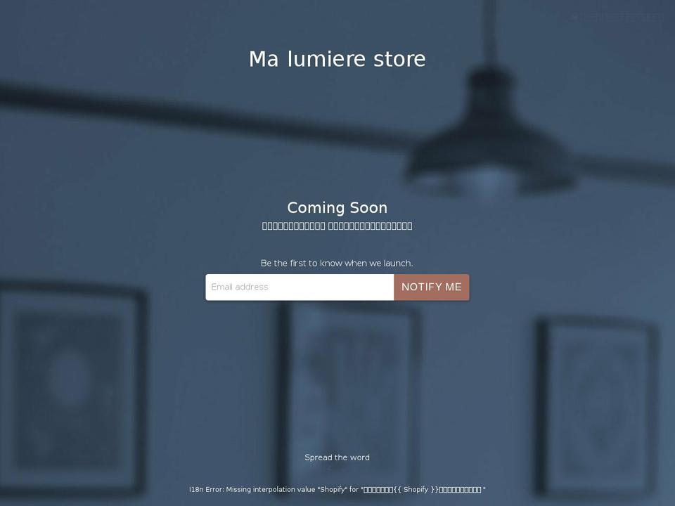 malumierestore.net shopify website screenshot