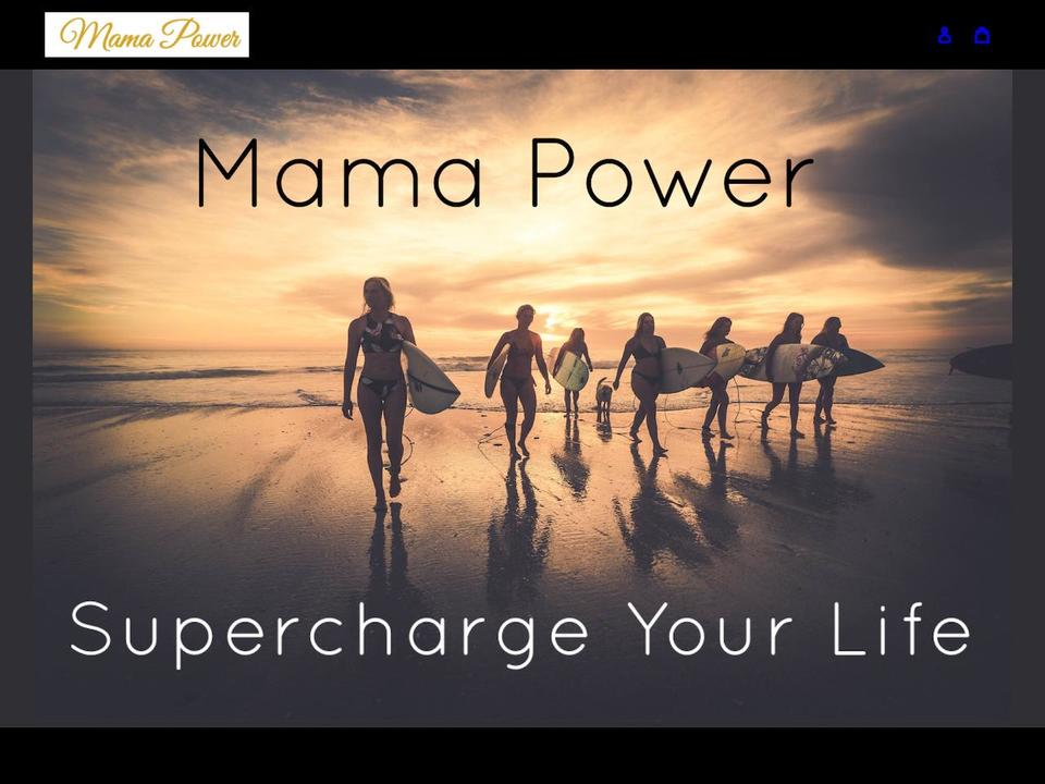 mama-power.com shopify website screenshot