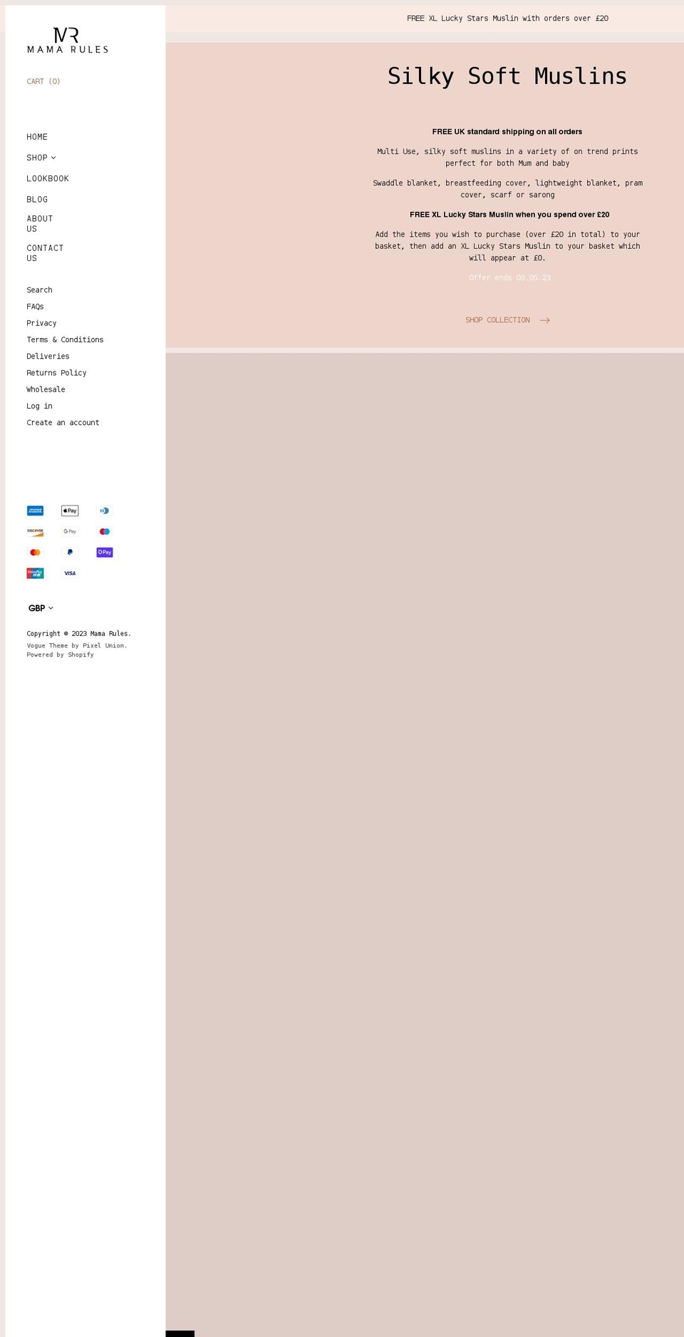 mama-rules.com — Shopify storefront screenshot