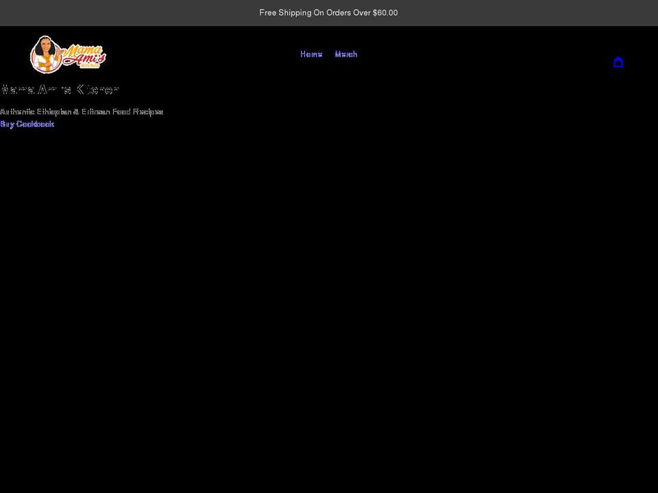 mamaamiskitchen.com shopify website screenshot