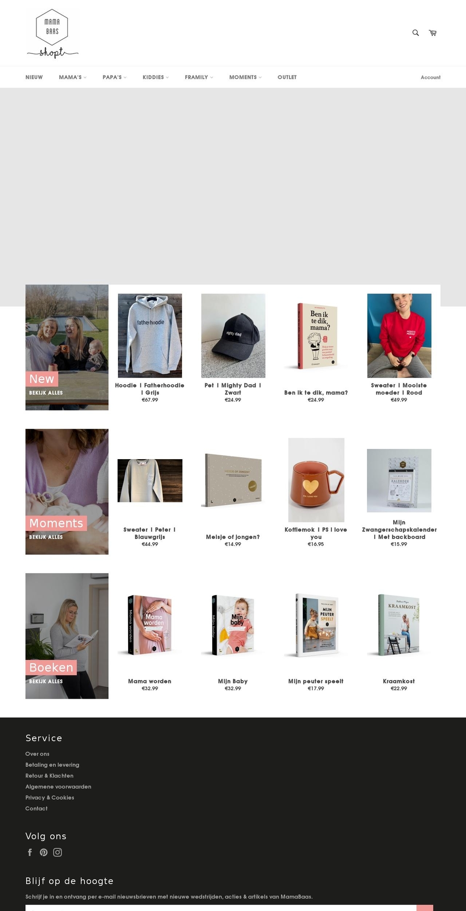 mamabaasshopt.com shopify website screenshot