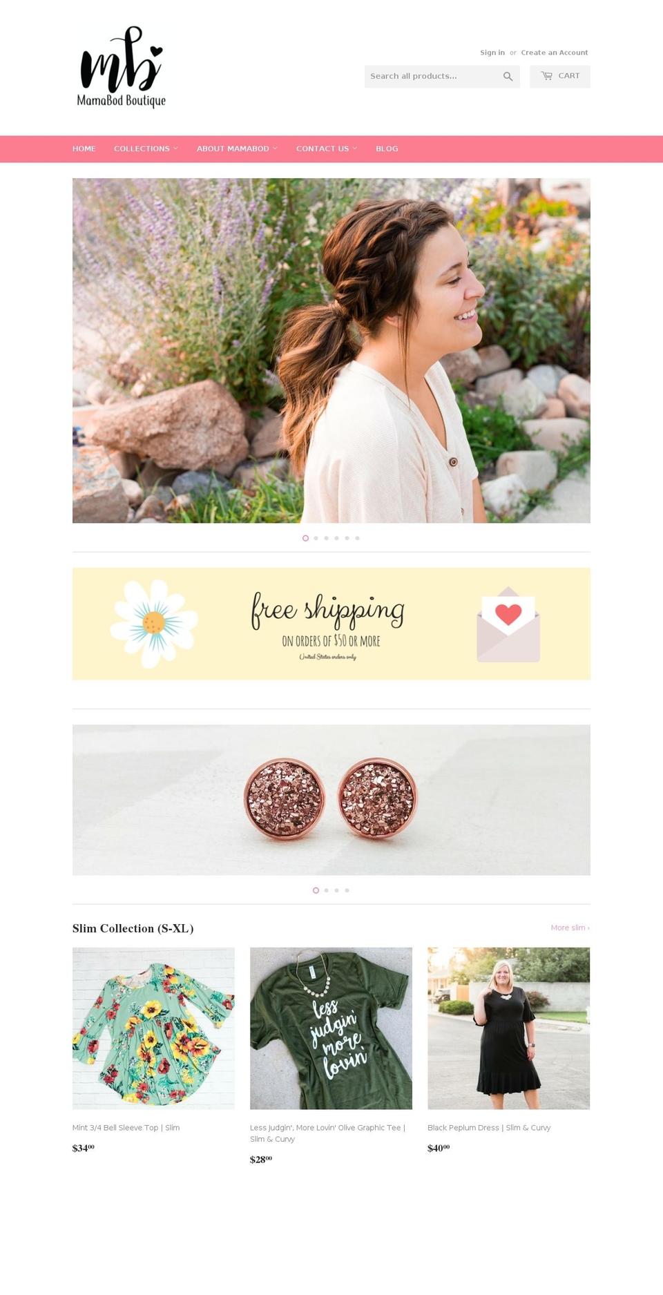 mamabod.com — Shopify storefront screenshot
