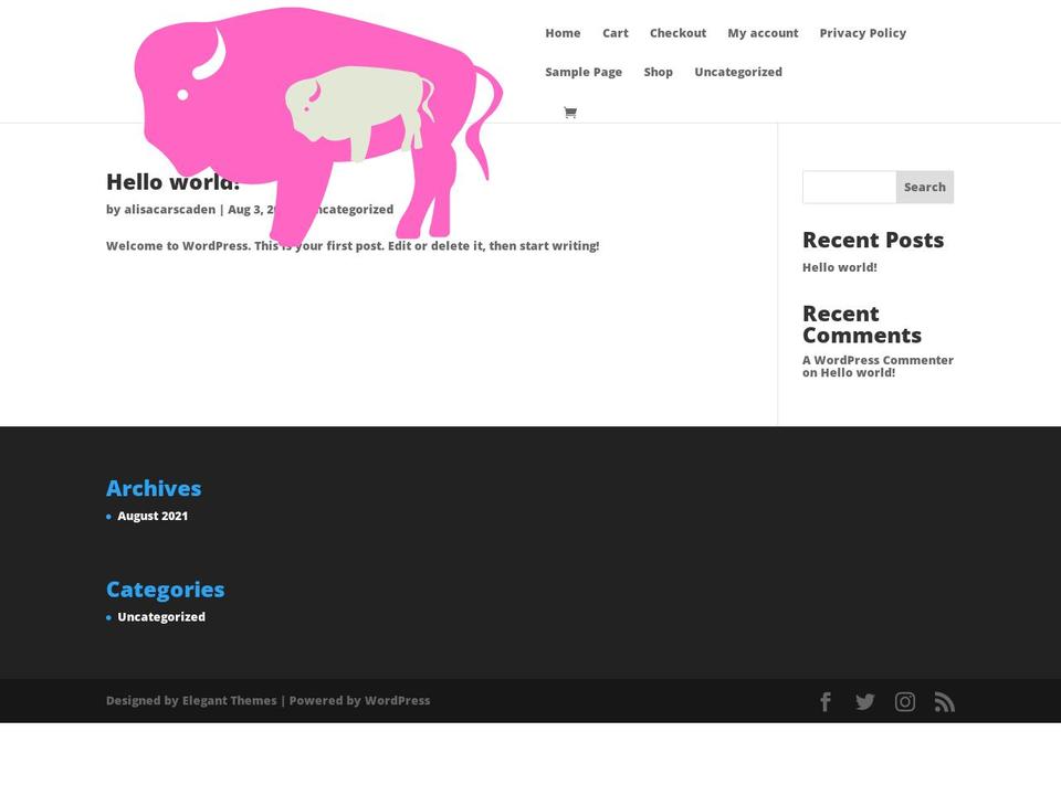 mamabuffalo.com — Shopify storefront screenshot