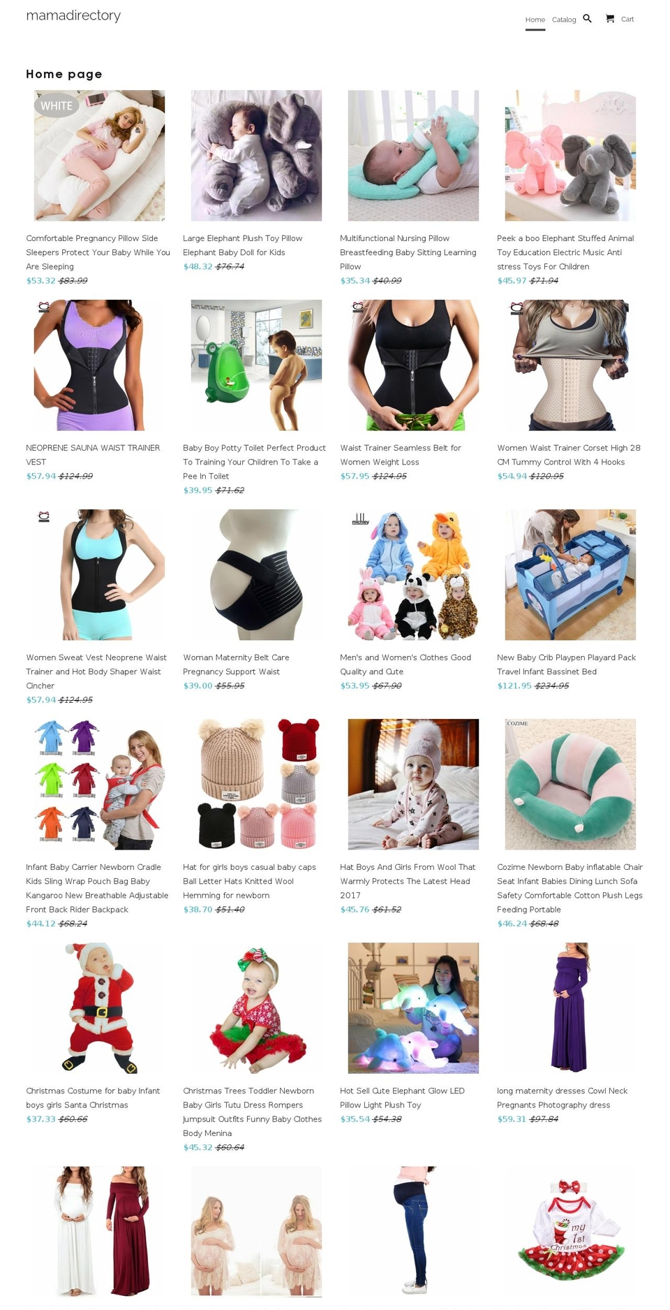 mamadirectory.myshopify.com shopify website screenshot