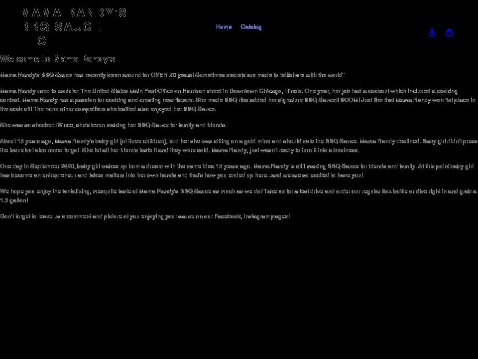 mamarandy.net shopify website screenshot