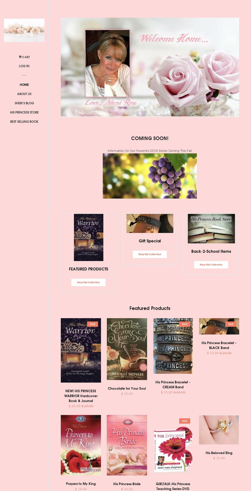 mamarosecafe.com — Shopify storefront screenshot