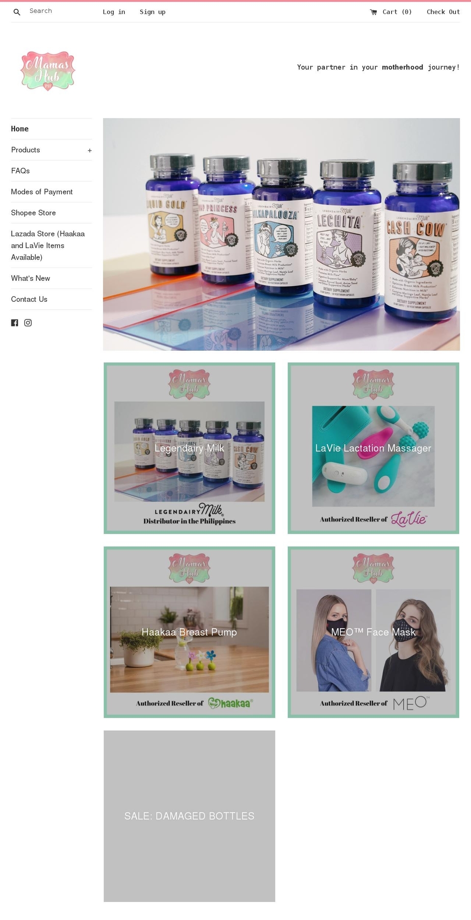 mamashubph.com shopify website screenshot