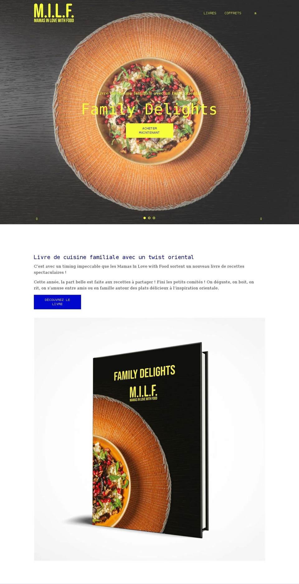 mamasinlovewithfood.com shopify website screenshot