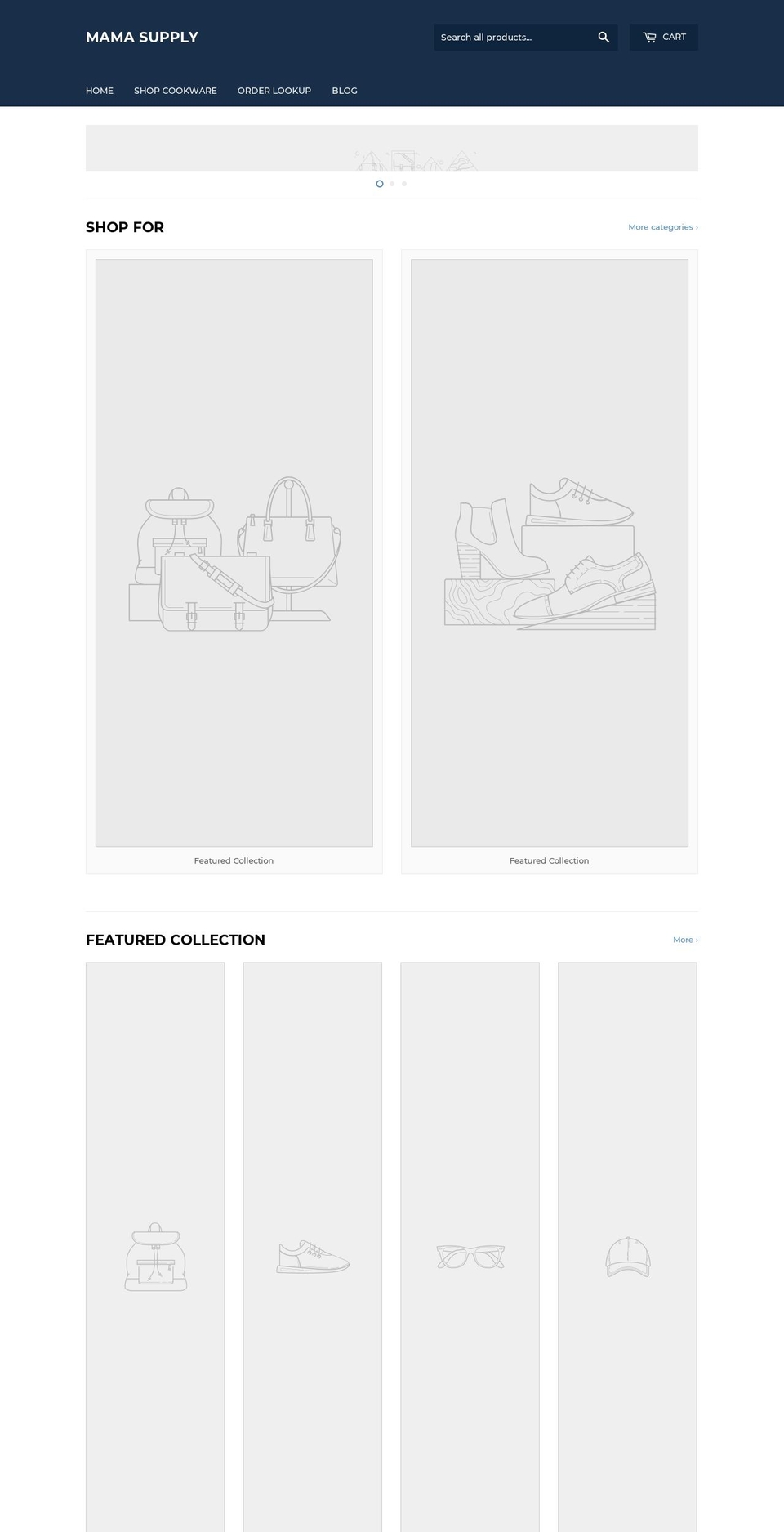mamasupply.com shopify website screenshot