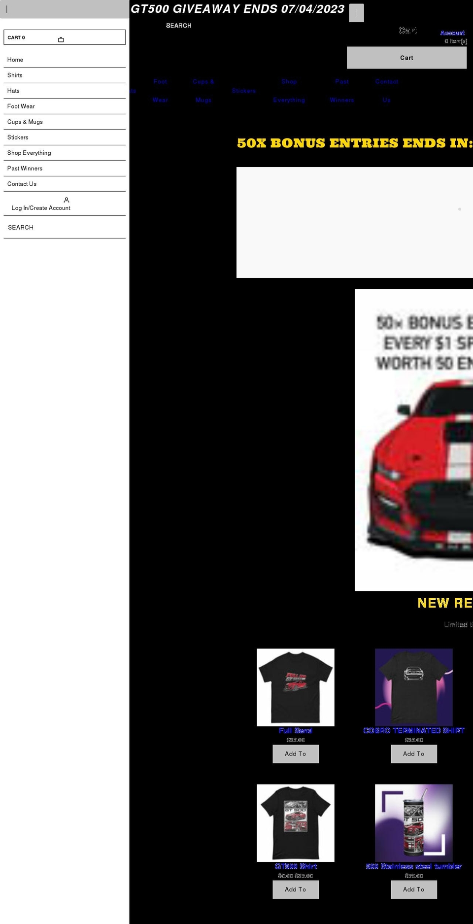 mambamerch.com shopify website screenshot