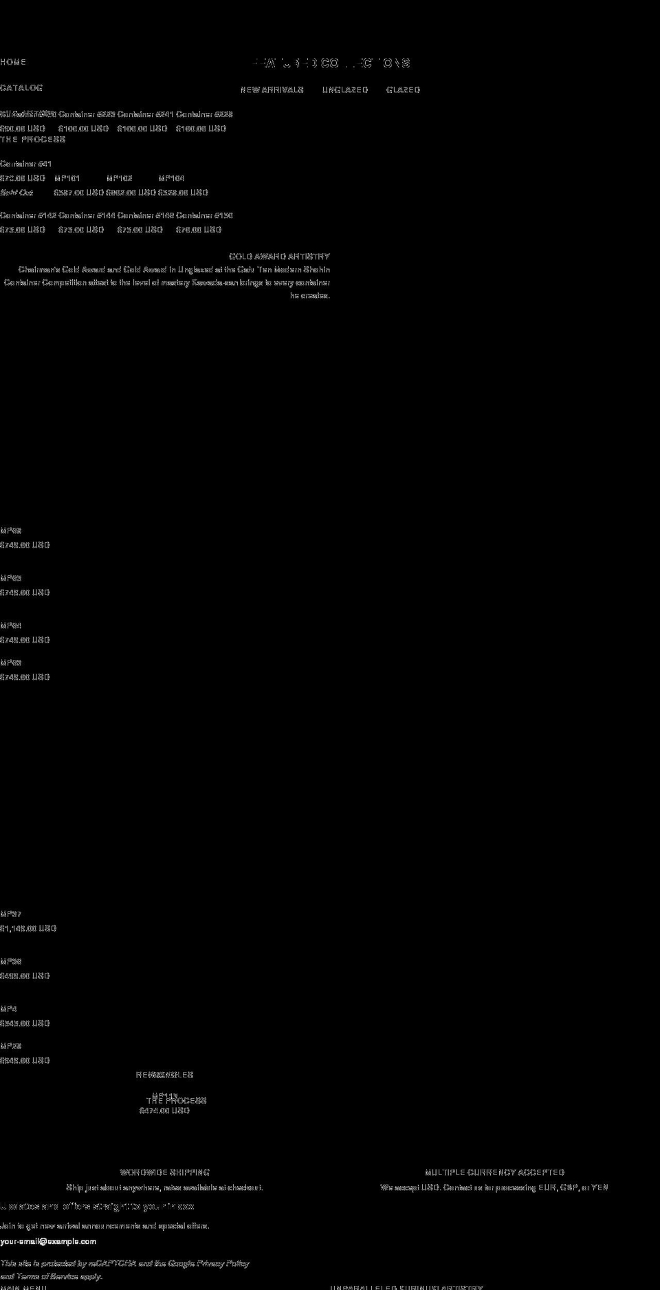 mame-pots.myshopify.com — Shopify storefront screenshot