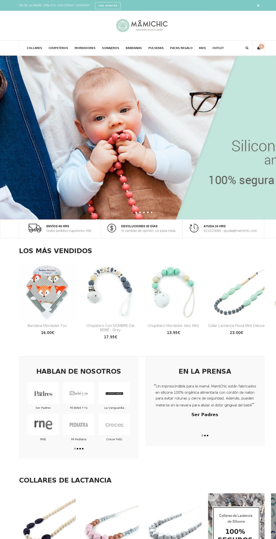 mamichic.com shopify website screenshot
