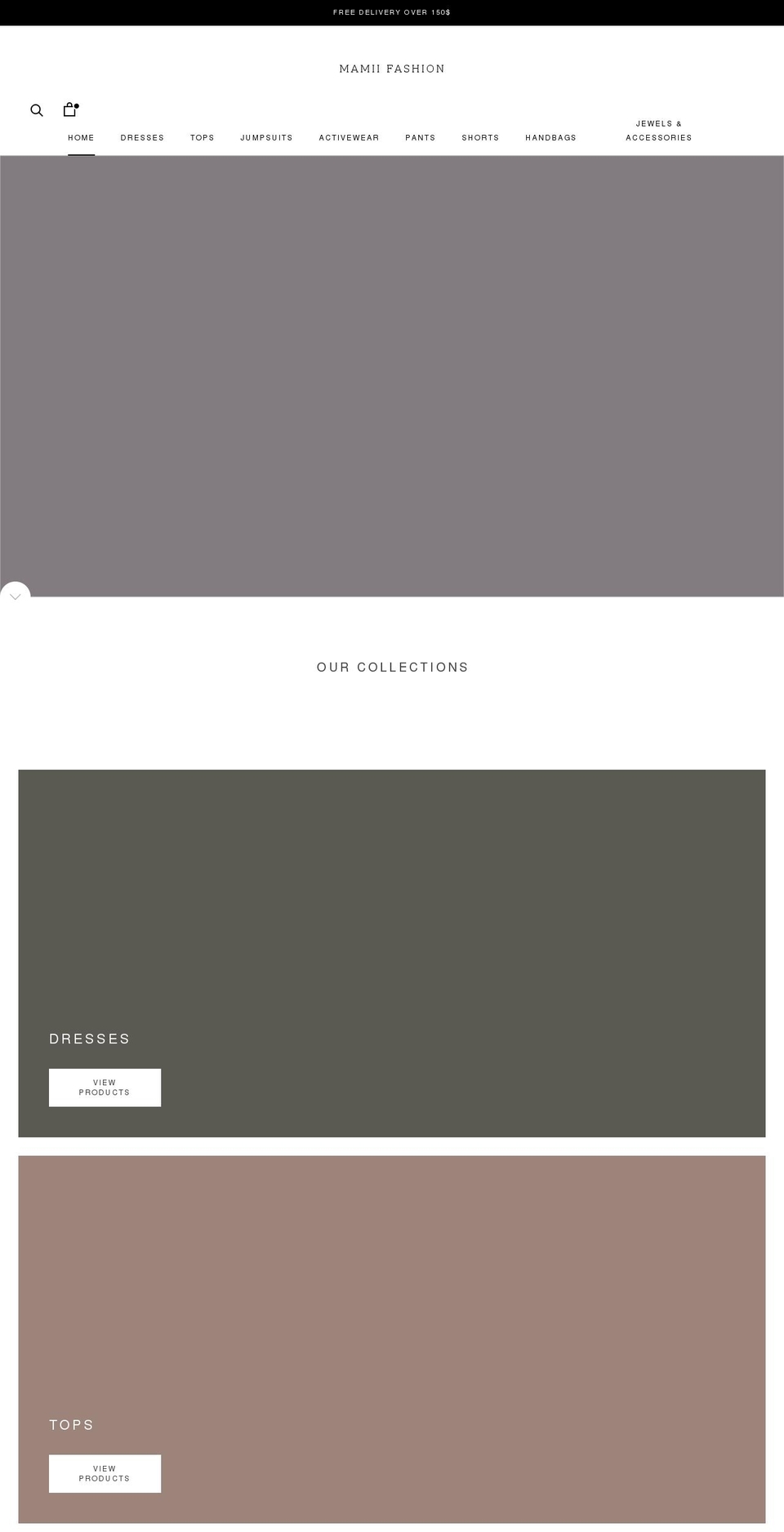 ShopifyRowierdo Shopify theme site example mamiifashion.com