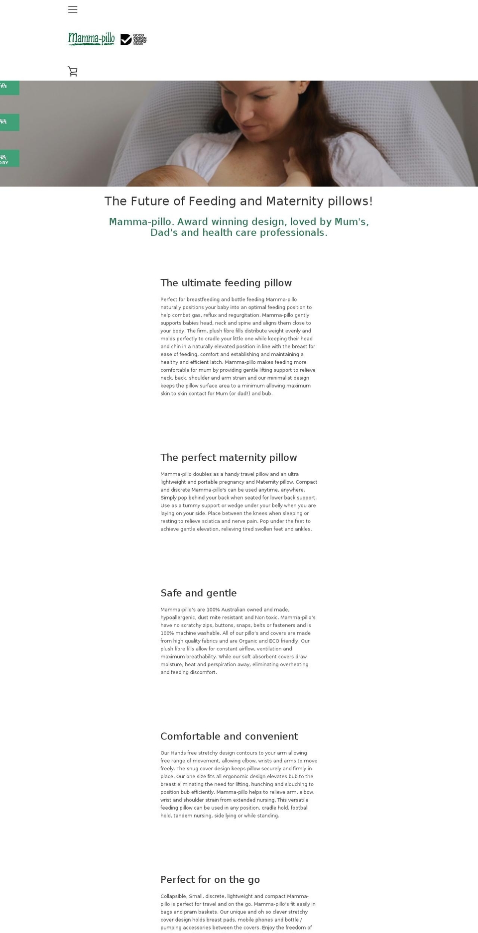 Copy of UPDATED CURRENT THEME Shopify theme site example mammapillo.com.au