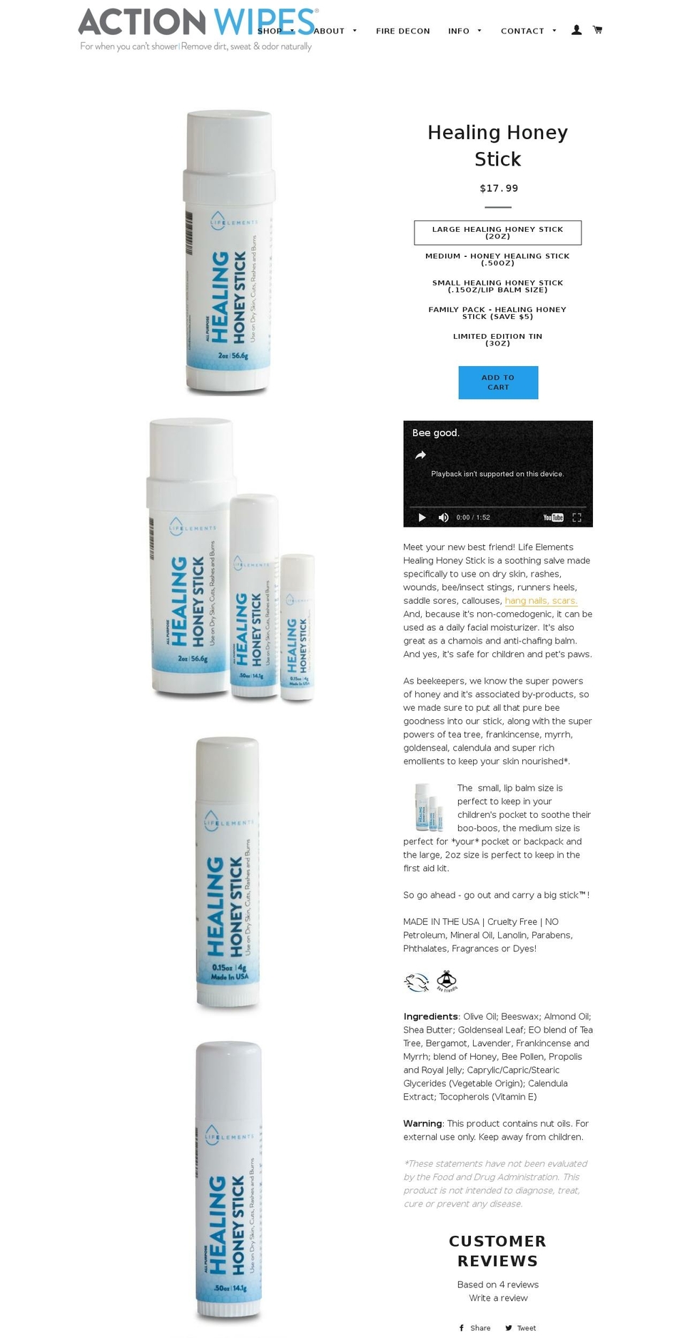 mammatobee.com shopify website screenshot