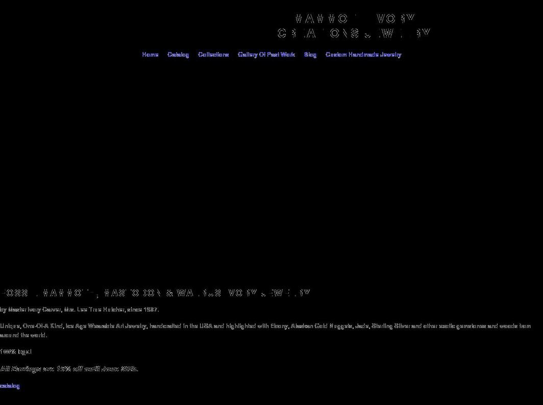 mammothivorycreations.com shopify website screenshot