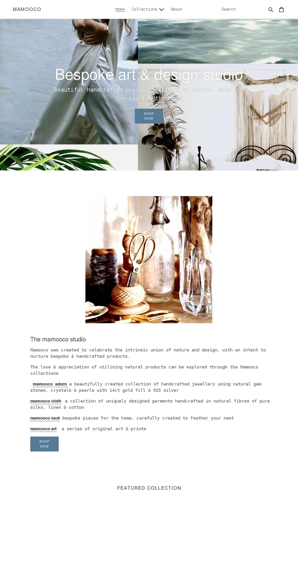 mamooco.com shopify website screenshot