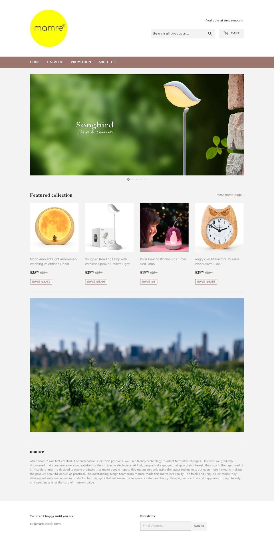 mamretech.com — Shopify storefront screenshot
