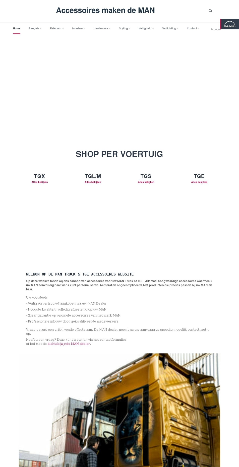 man-accessoires.nl shopify website screenshot