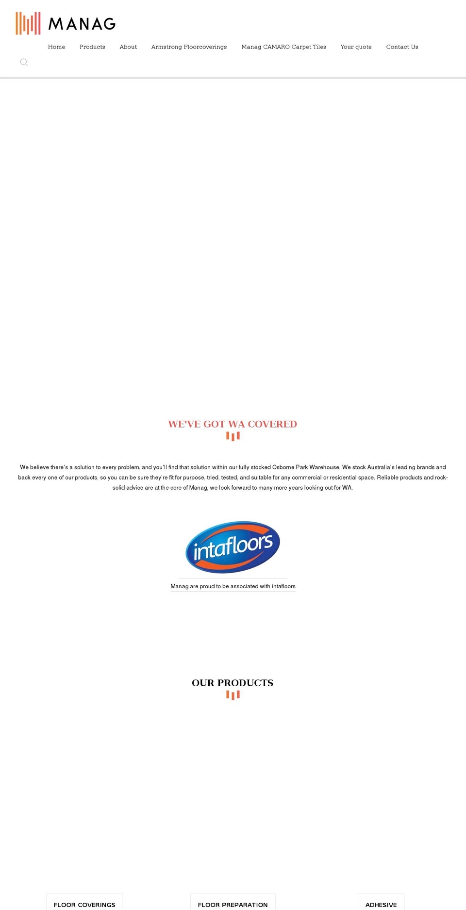 manag.com.au shopify website screenshot