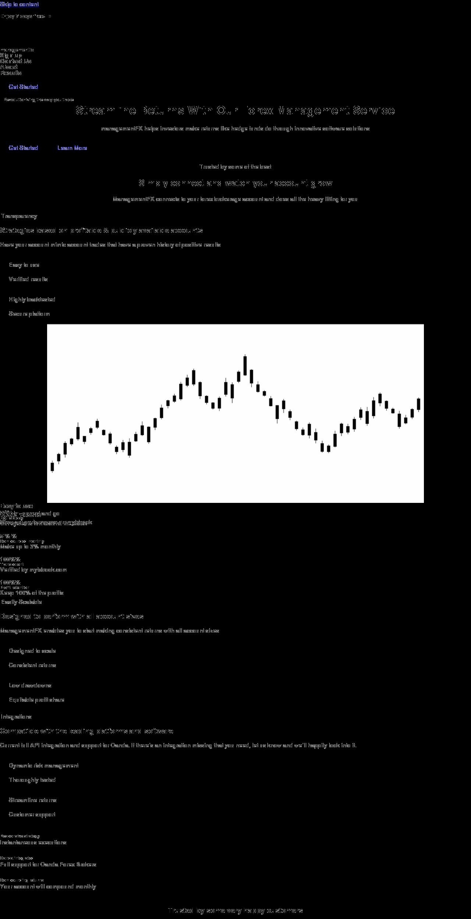 managementfx.com shopify website screenshot