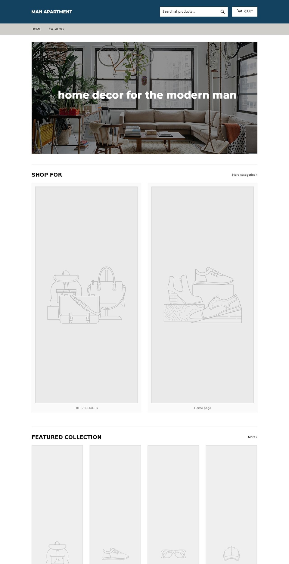 manapartment.com — Shopify storefront screenshot