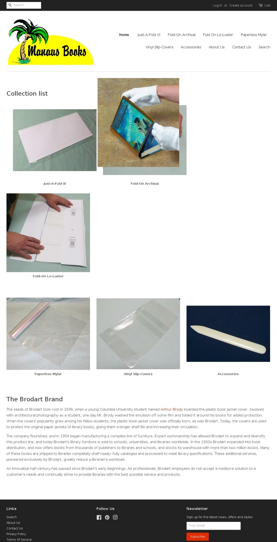 manausbooks.com shopify website screenshot