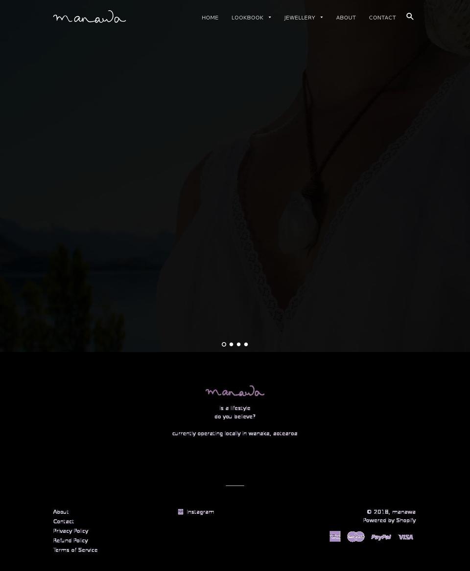 manawa-shop.com — Shopify storefront screenshot
