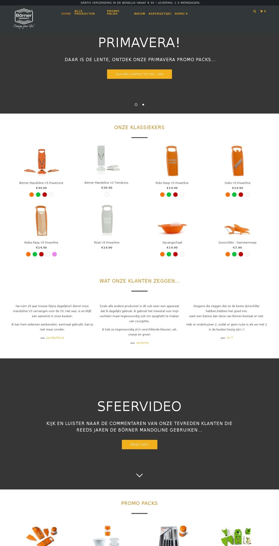 mandolinekopen.com shopify website screenshot