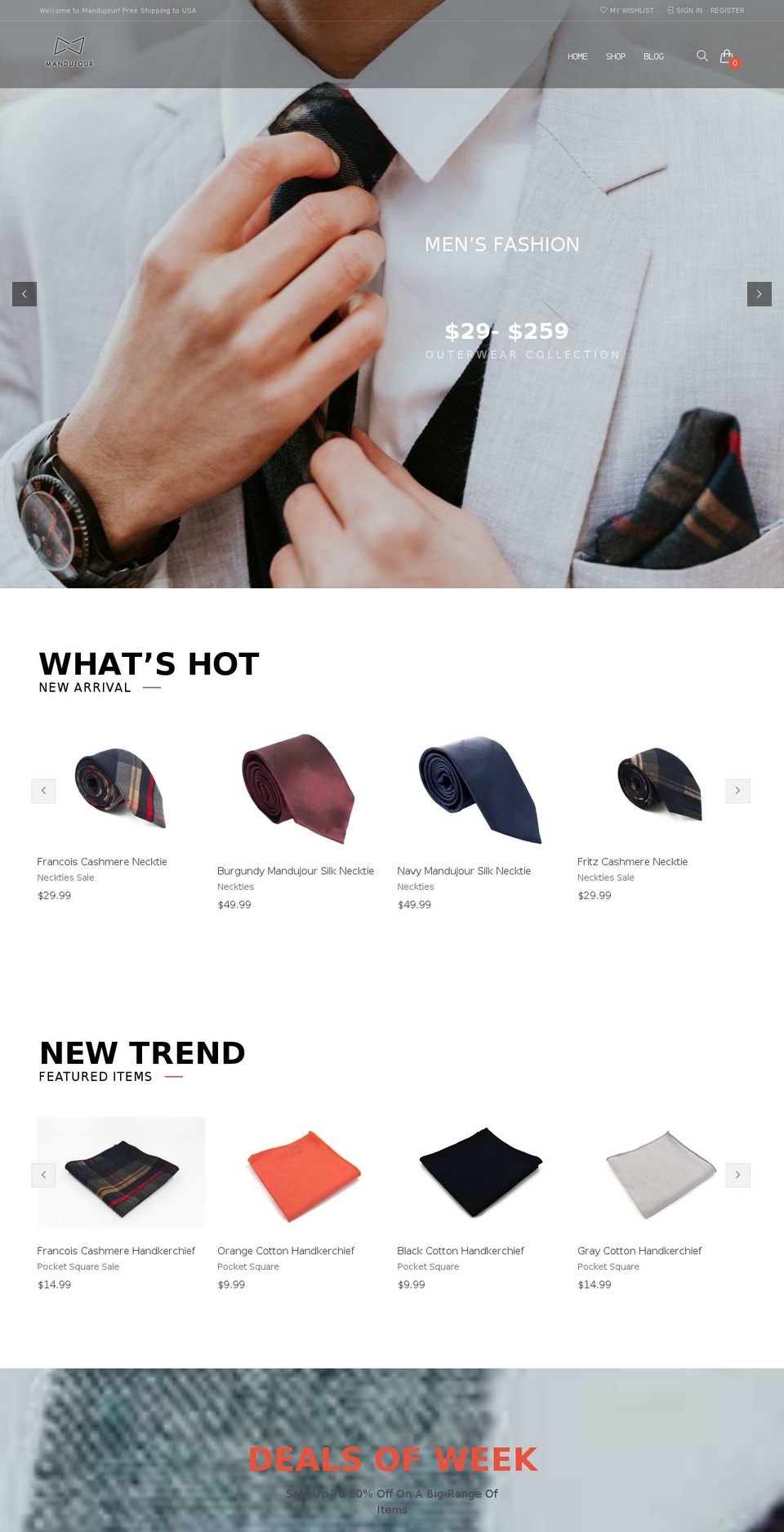 nego-v1-3 Shopify theme site example mandujour.com