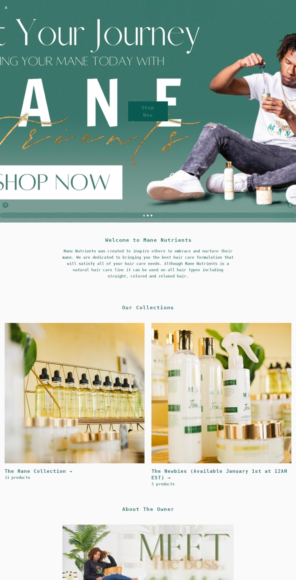 manenutrients.com shopify website screenshot