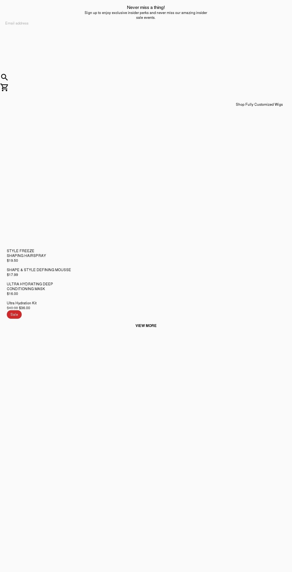 maneregalia.com shopify website screenshot