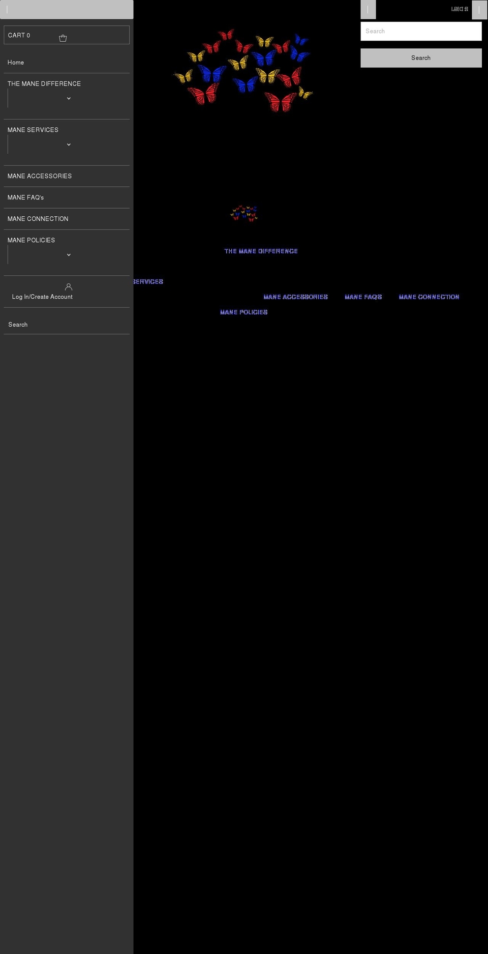 manetransformations.com shopify website screenshot