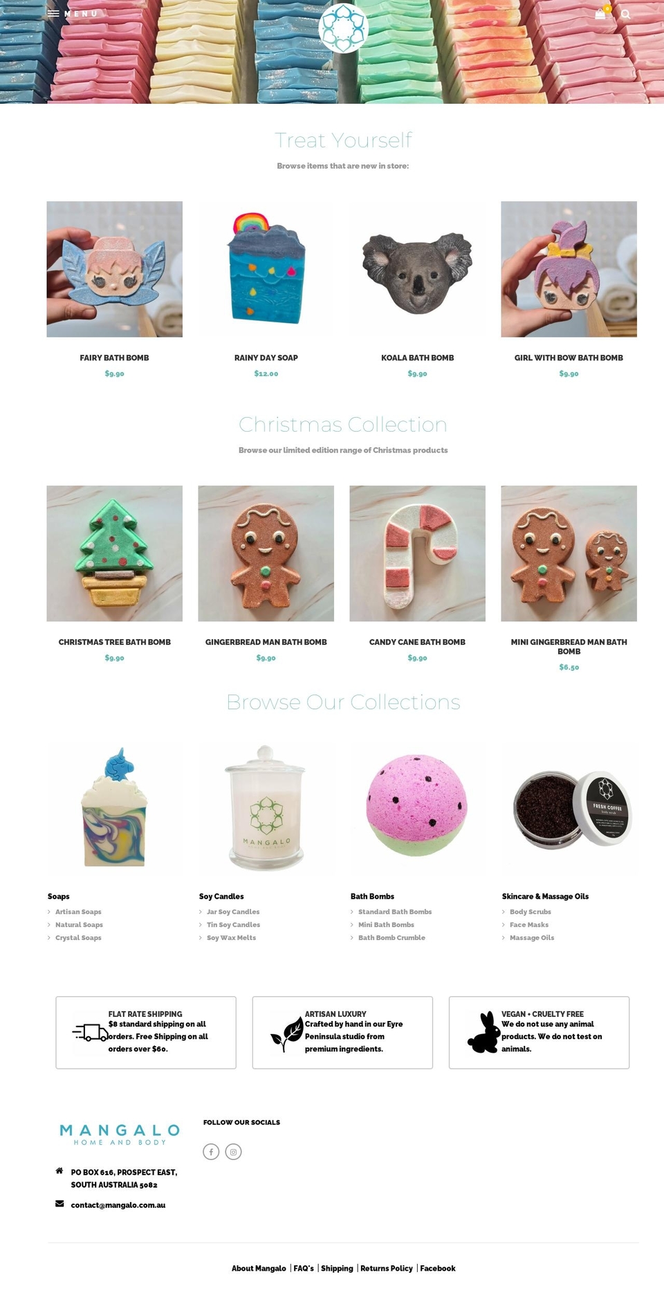 mangalo.com.au shopify website screenshot