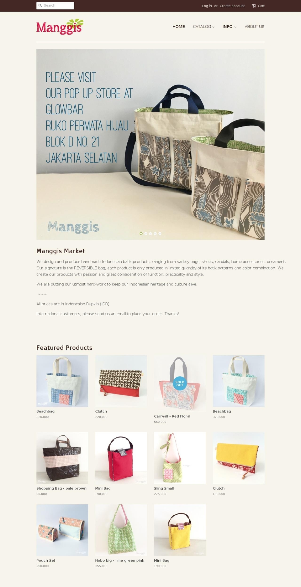 manggismarket.com — Shopify storefront screenshot