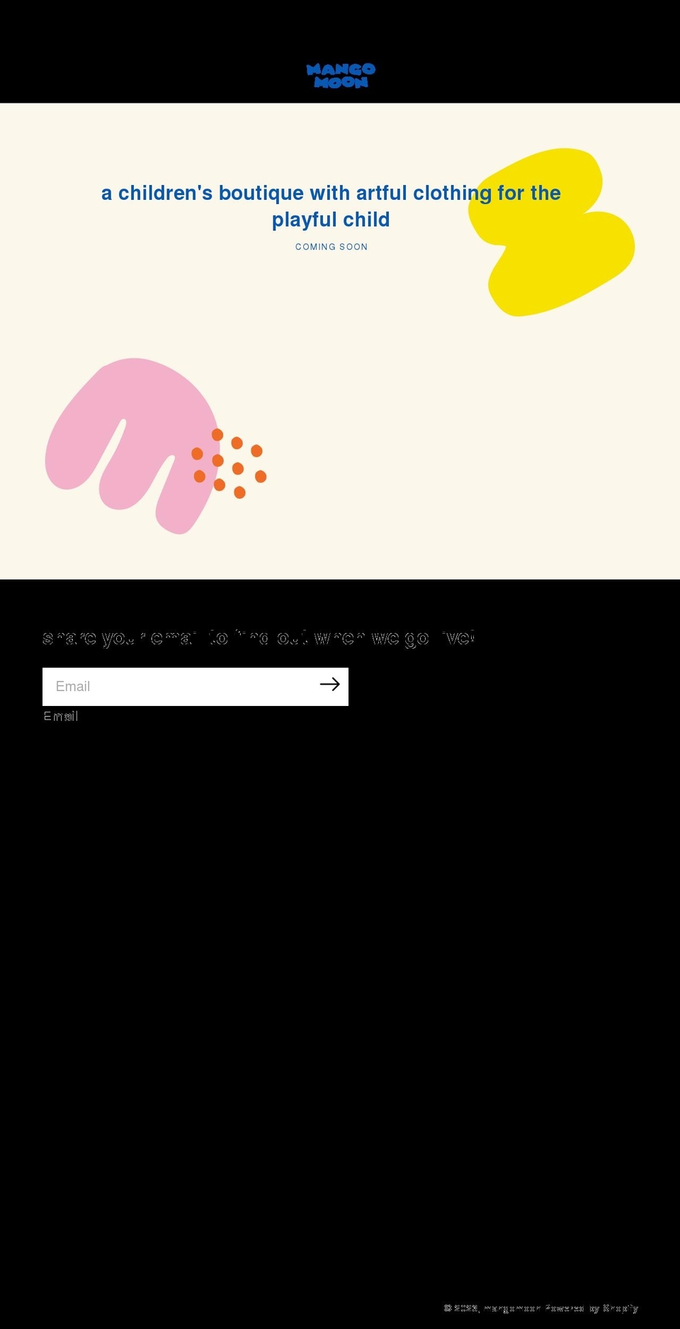 mangomoonboutique.com — Shopify storefront screenshot