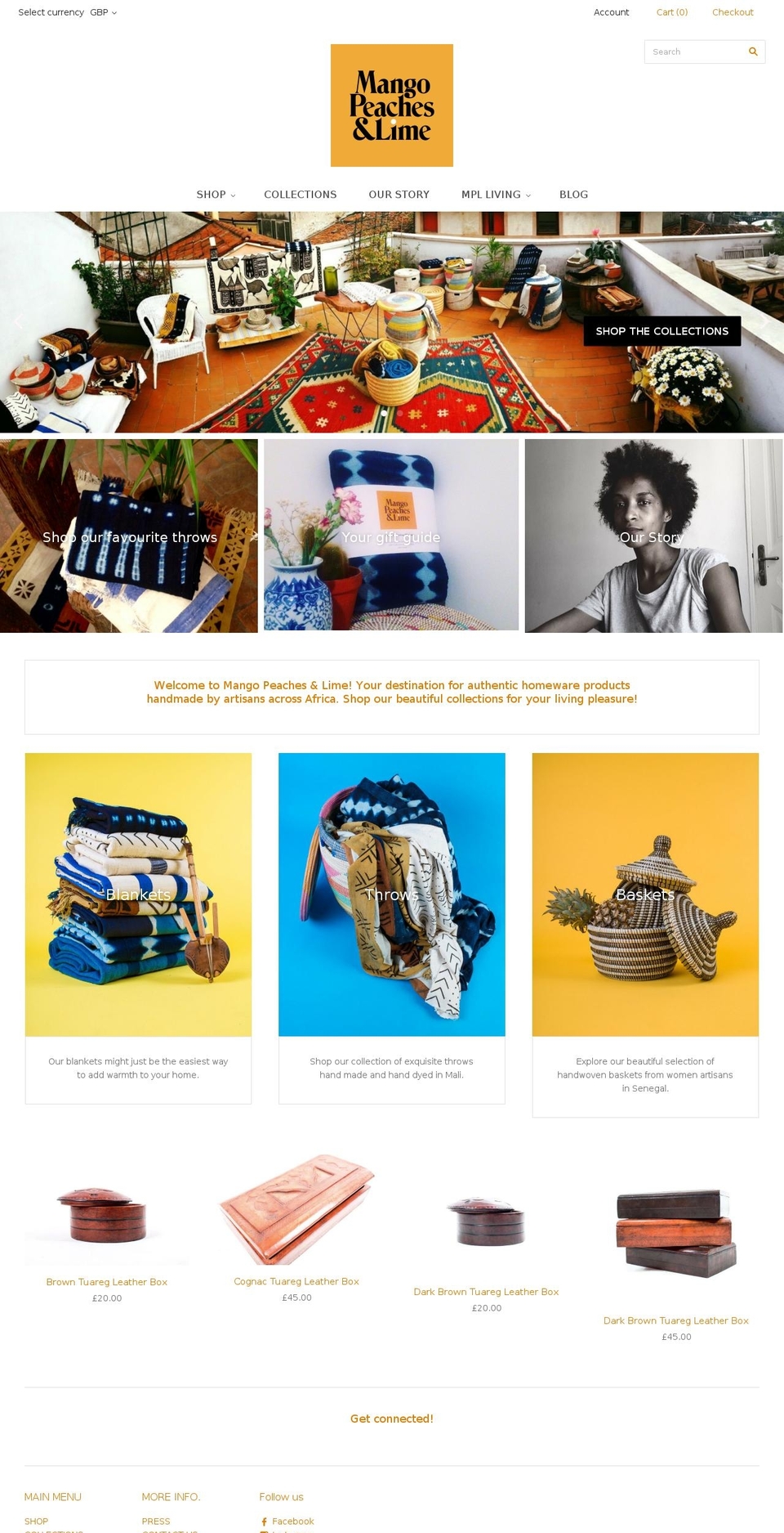 mangopeacheslime.com shopify website screenshot
