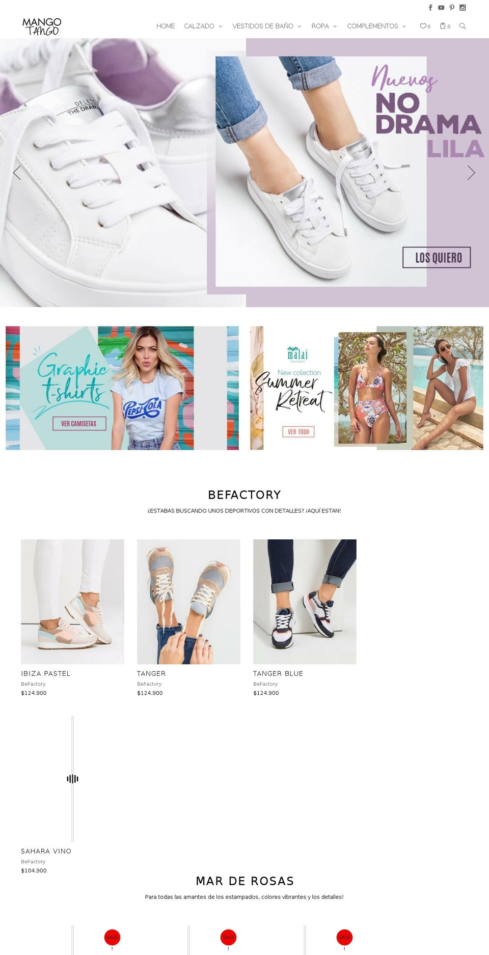 INVOUGE(HOME) Shopify theme site example mangotango.co