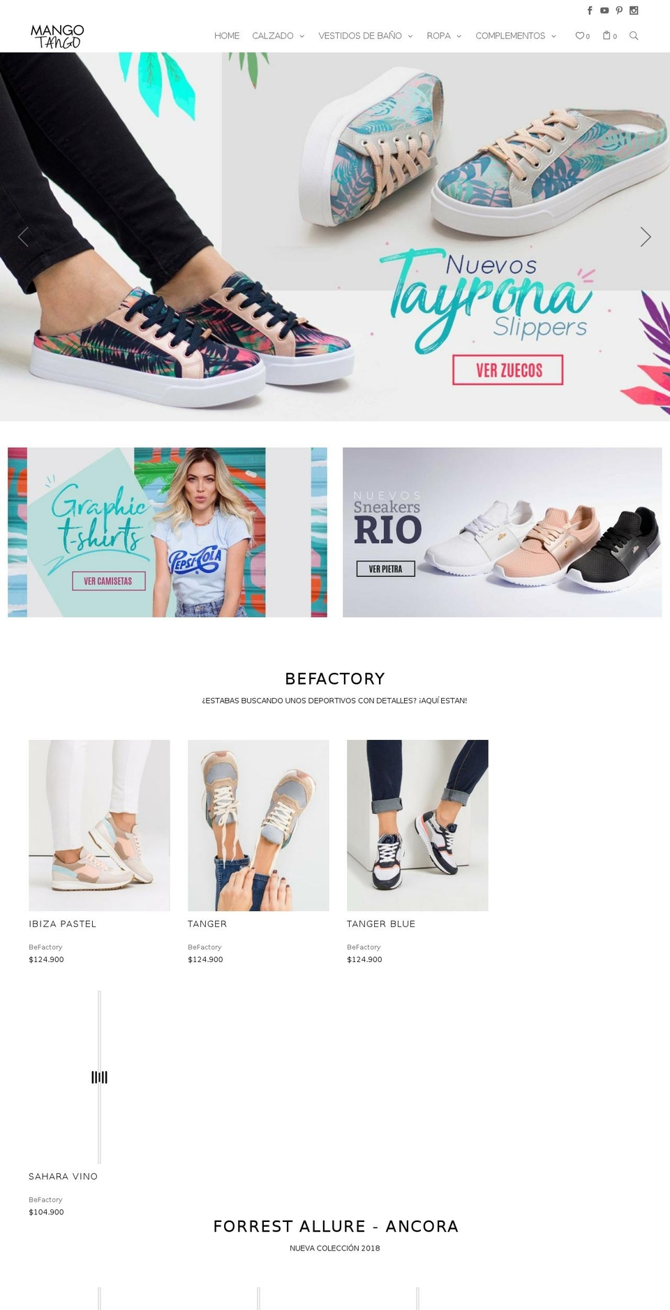 mangotango.com.co shopify website screenshot