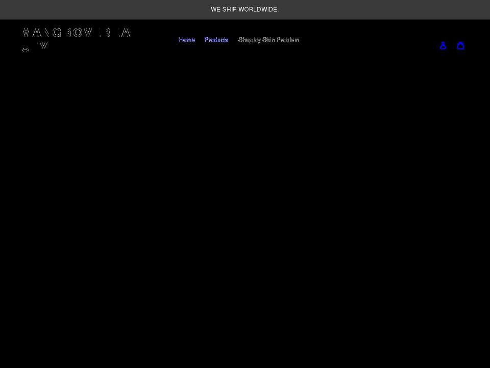 mangrovebeauty.com shopify website screenshot