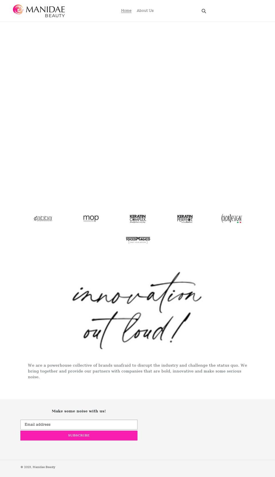 manidaebeauty.com shopify website screenshot