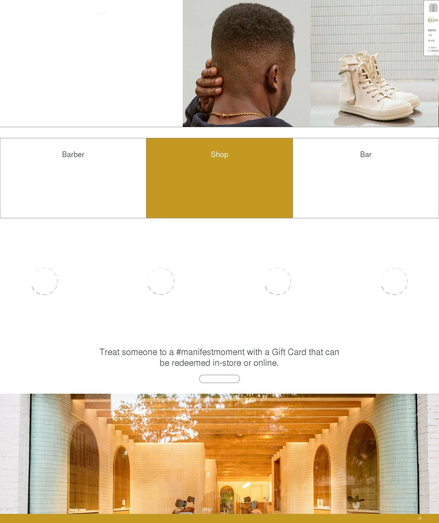 manifest.us shopify website screenshot