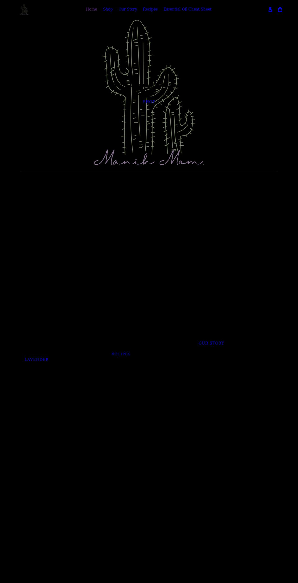 manikmom.com shopify website screenshot