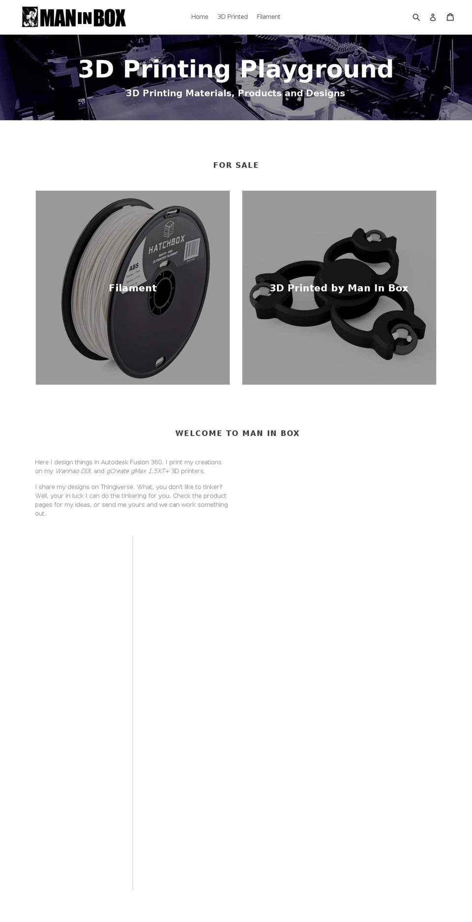 maninbox.biz shopify website screenshot