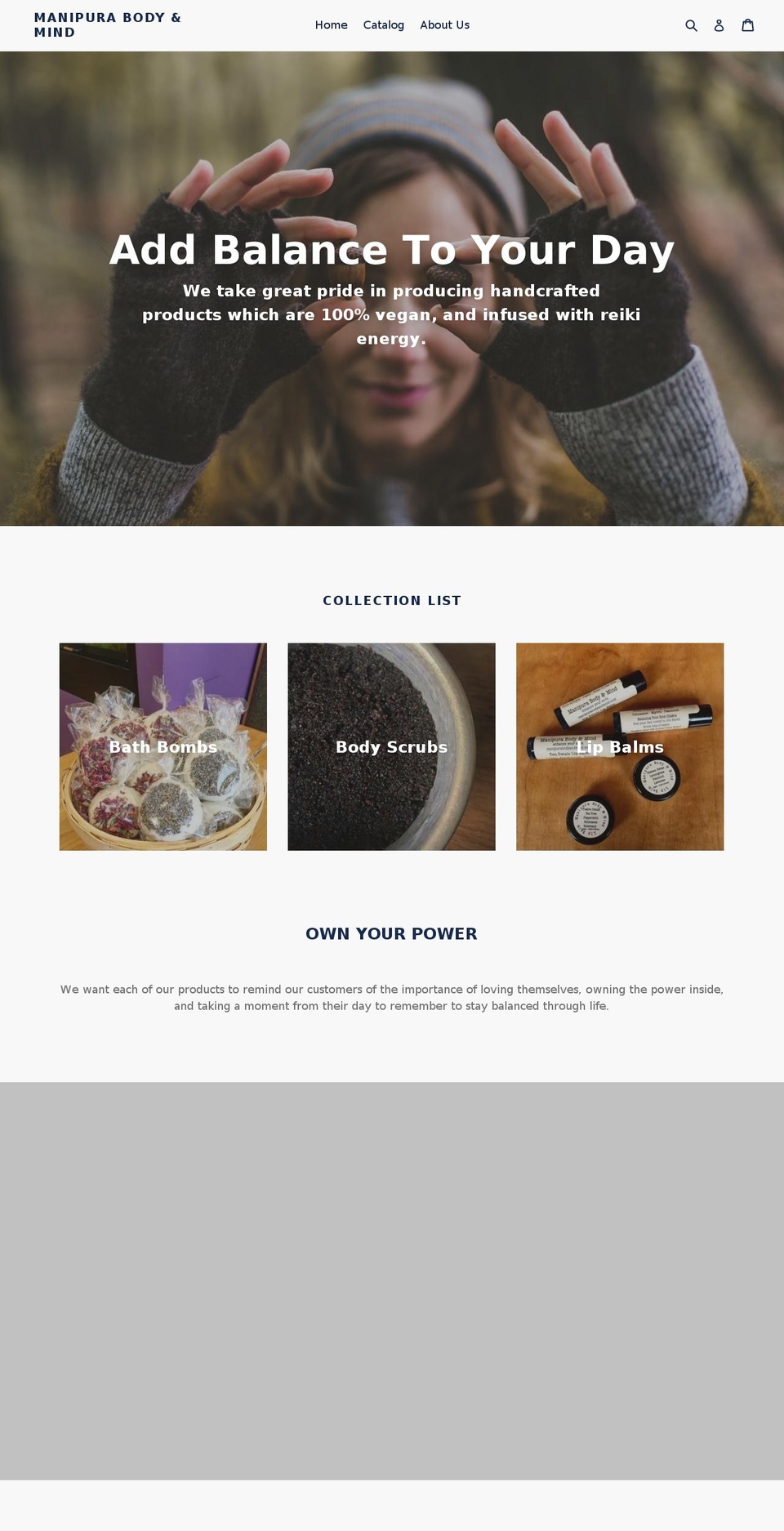 manipurabodyandmind.com — Shopify storefront screenshot