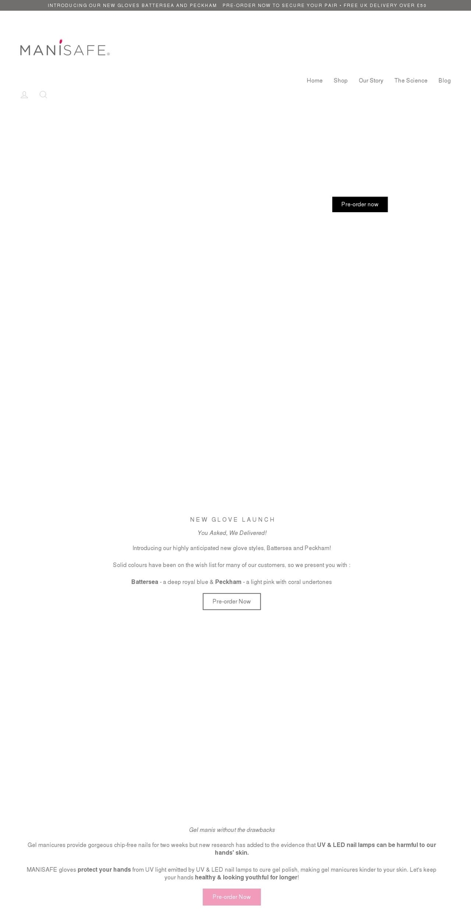 manisafe.com shopify website screenshot