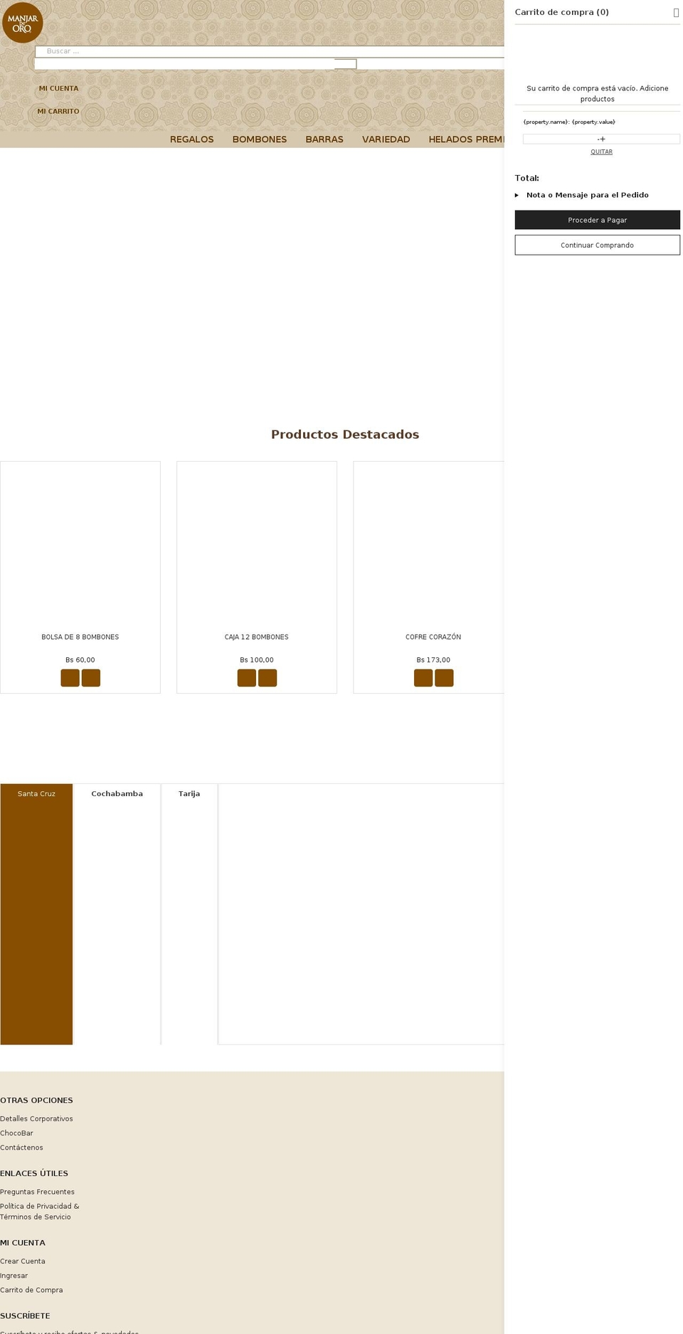 manjardeoro.com — Shopify store in 