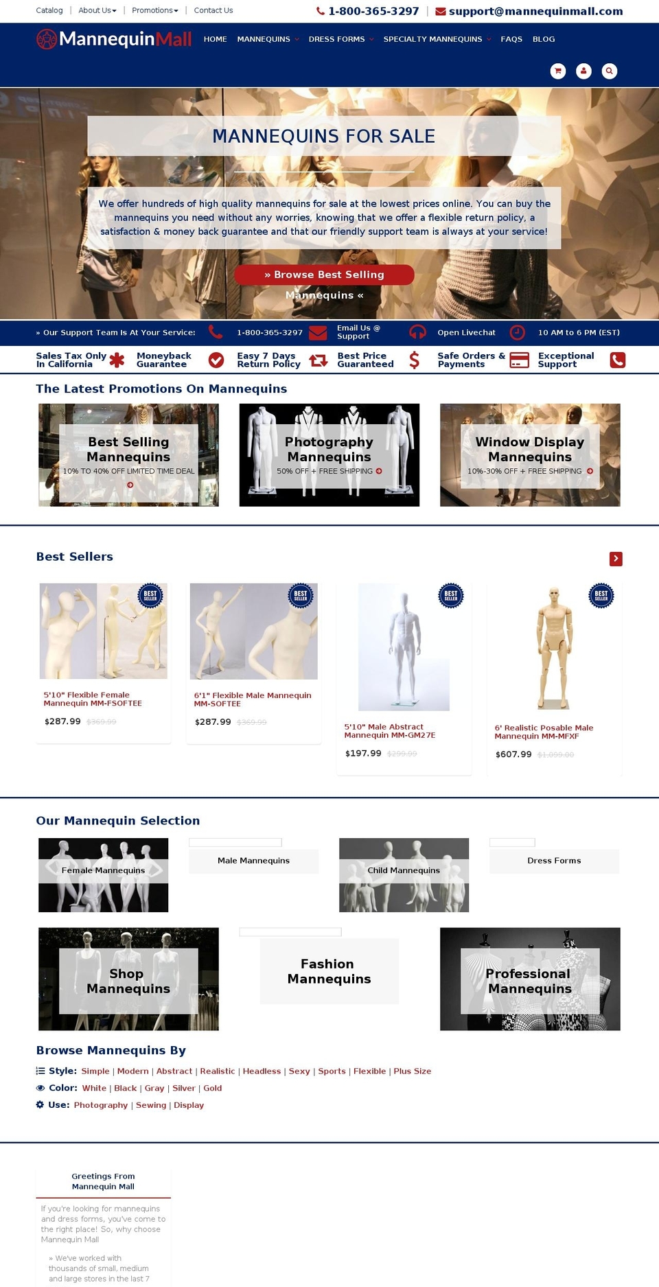 turbo Shopify theme site example mannequinmall.com