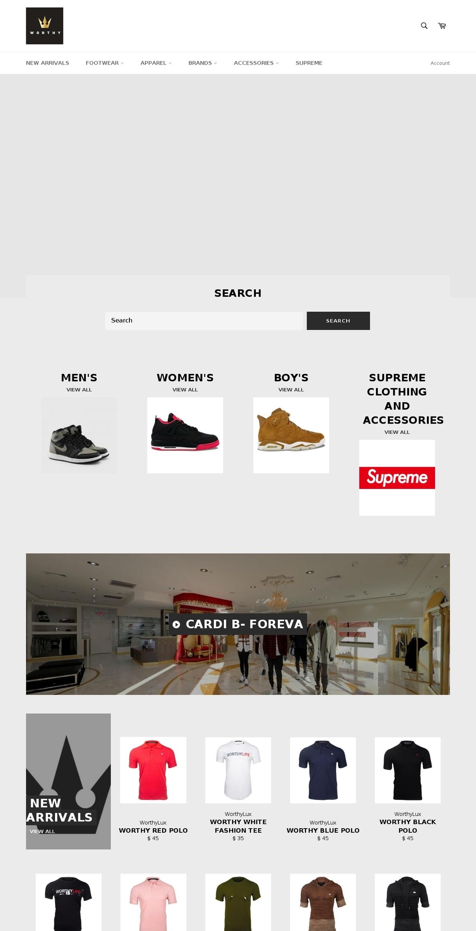 mannytheog.com — Shopify storefront screenshot